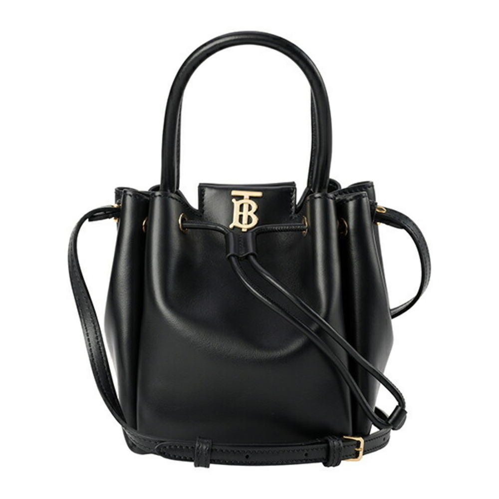 Burberry Monogram Shoulder Bag Black